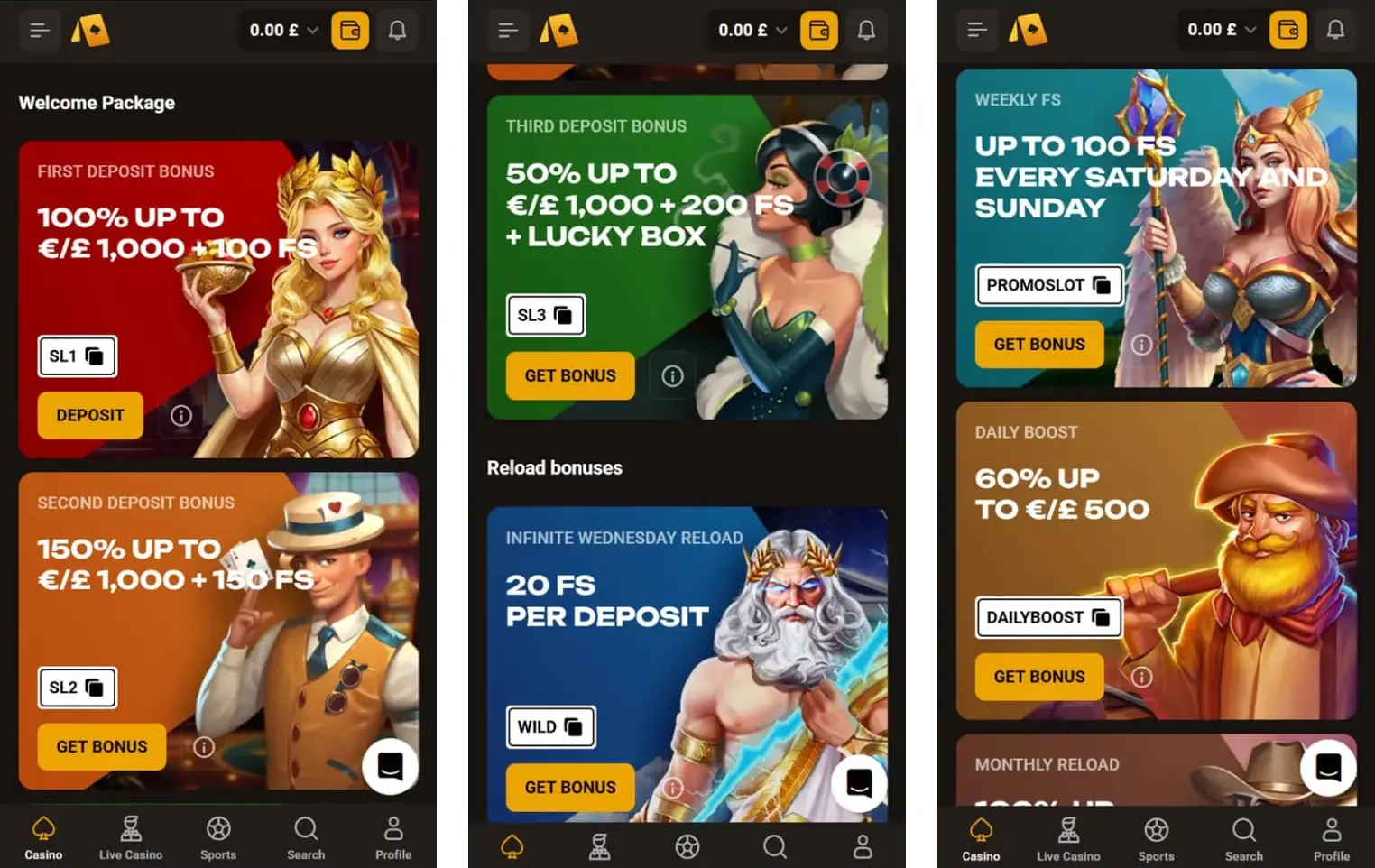 Slotlair Casino – Speel slots en live spellen met echt geld image 3